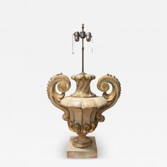 Antique 18th C Giltwood Urn Now a Table Lamp - 4615968