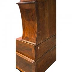 Antique 18th C Italian Burl Walnut Secretary Desk - 4190556