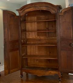 Antique 18th C Italian Fruitwood Armoire Linen Press - 2494522
