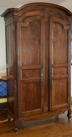 Antique 18th C Italian Fruitwood Armoire Linen Press - 2494548