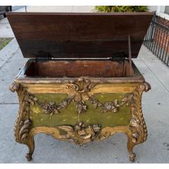 Antique 18th C Louis Vx Giltwood Walnut Chest Side Table - 4530580