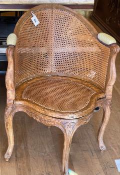 Antique 18th C Louis XV Caned Corner Chair - 2336070