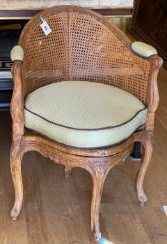 Antique 18th C Louis XV Caned Corner Chair - 2336072