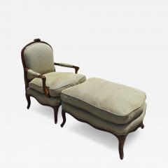 Antique 18th C Louis XV Duchesse Brisee Longue Chair French Berg re - 4614242