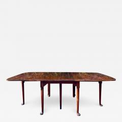 Antique 18th C Queen Anne Drop Leaf Gate Leg Dining Table - 2911255