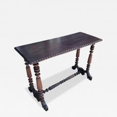 Antique 18th C Rosewood Spanish Colonial Console Table - 4361629
