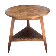 Antique 18th C Rustic Welsh Cricket Table - 4247360