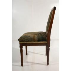 Antique 18th C Side Chairs W Tapestry Textile - 3378797