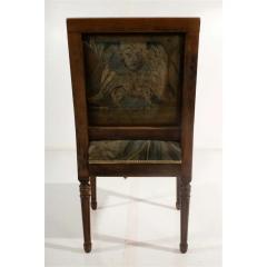 Antique 18th C Side Chairs W Tapestry Textile - 3378819