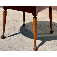 Antique 18th C Style Chippendale Ball Claw Fruitwood Table - 3747451