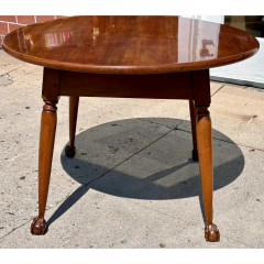 Antique 18th C Style Chippendale Ball Claw Fruitwood Table - 3747453