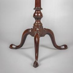 Antique 18th Century George III Mahogany Tilt Top Pedestal Birdcage Tea Table - 3566069