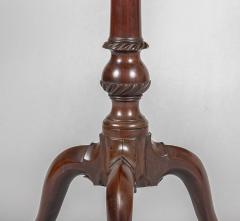 Antique 18th Century George III Mahogany Tilt Top Pedestal Birdcage Tea Table - 3566071