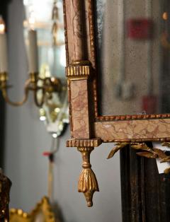 Antique 18th Century Neoclassical Style Marble Mirror - 2953711