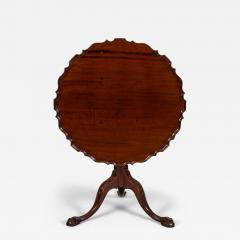 Antique 18th Century Tilt Top Pie Crust Pedestal Table - 3572216