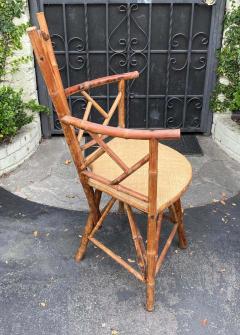 Antique 19 C Bamboo Corner Chair - 2914149