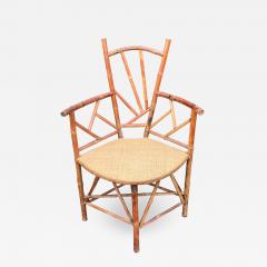 Antique 19 C Bamboo Corner Chair - 2921014