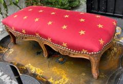 Antique 19 C French Provincial Ottoman Low Foot Stool - 2732169