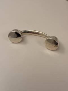 Antique 1930 Sterling Silver Telephone Rattle Excellent Condition - 4698762