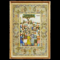 Antique 19Th C Indian Miniature Watercolor Painting - 3880869