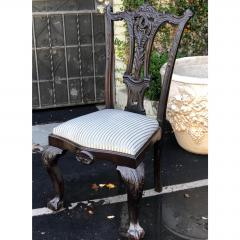 Antique 19c Carved Chippendale Style Desk or Side Chair - 1683008