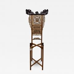 Antique 19c Chinese Giltwood Wash Stand With Carved Dragons - 4325921