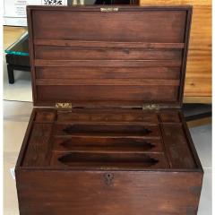 Antique 19c Chinese Travel Trunk W Compartments - 3387414