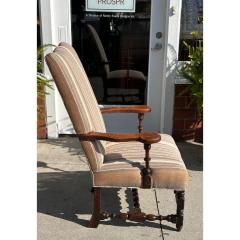 Antique 19c French Country Fruitwood Arm Chair - 3387389