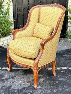 Antique 19c French Fruitwood Bergere Arm Chair - 2928519