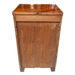 Antique 19c Mahogany Paris Apartment Nightstand Side Table Cabinet - 4232230