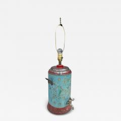 Antique 19th C Neoclassical Style Tole Water Cooler Table Lamp - 4089483