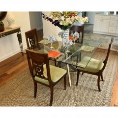 Antique 19th C Russian Star Shield Coat of Arms Dining Chairs Set of 4 - 1756144