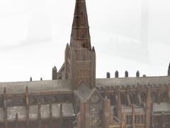 Antique 19th Century Architectural Model of Cathedral - 2322294