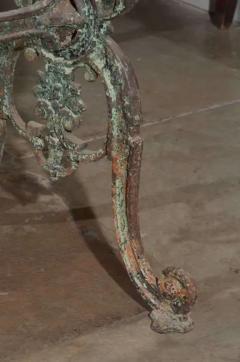 Antique 19th Century French Iron and Marble Patisserie Table - 3524043