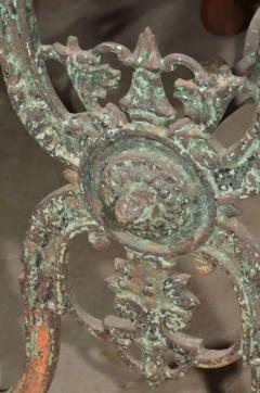 Antique 19th Century French Iron and Marble Patisserie Table - 3524063