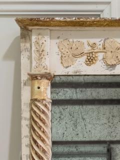 Antique 19th Century French Mirror with Original Paint and Glass - 4758112