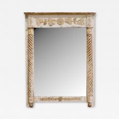 Antique 19th Century French Mirror with Original Paint and Glass - 4760755