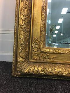 Antique 19th Century French Wall Mirror with Beautiful Ornate Frame - 418545