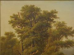 Antique 19th Century Hudson River Valley Oil Landscape Painting - 1052607
