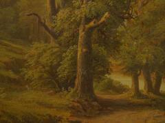 Antique 19th Century Hudson River Valley Oil Landscape Painting - 1052610