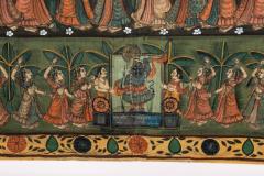 Antique 19th Century Indian Textile Mounted Wall Art - 1535148