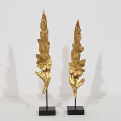 Antique 19th Century Italian Carved wood Baroque Style Ornaments Circa 1850 - 4508980