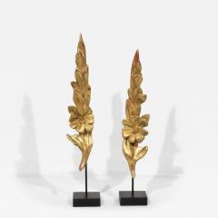 Antique 19th Century Italian Carved wood Baroque Style Ornaments Circa 1850 - 4509464