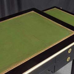 Antique 19th Century Louis XVI Ebonized Desk with Leather Top - 3708138
