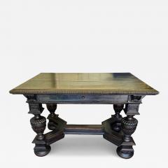 Antique 19th Century Renaissance Style Side Table or Desk - 4589512