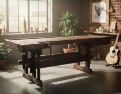 Antique 19th Century Shaker Style Work Bench Table - 4426190