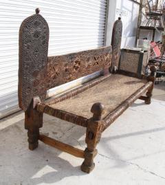Antique 19th Century Swat Valley Charpoi Bench - 2960385