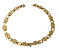 Antique 19th century Gold Necklace English Circa 1860 - 3580779