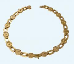 Antique 19th century Gold Necklace English Circa 1860 - 3580783