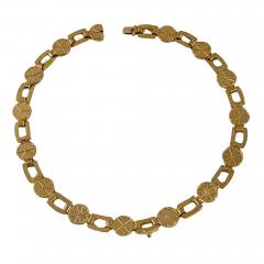 Antique 19th century Gold Necklace English Circa 1860 - 3591287